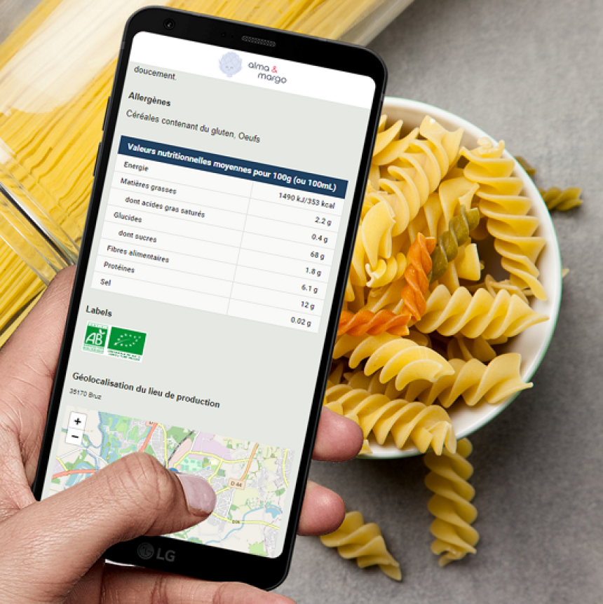 Avery s'associe à Alma Food pour vos étiquettes nutritionnelles