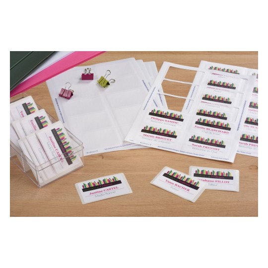 200 badges autocollants imprimables pour textile, L4785-20