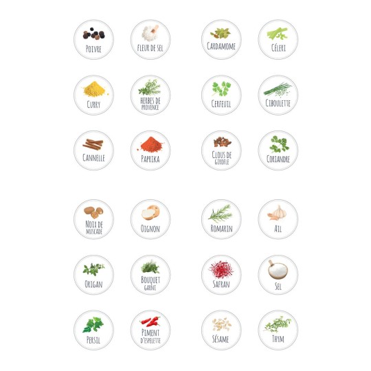 Modèle d'étiquettes de pot à épices modifiable, étiquette de pot à épices  manuscrite minimaliste moderne, étiquette de pot à épices, modèle de pot de  garde-manger modifiable bricolage -  France